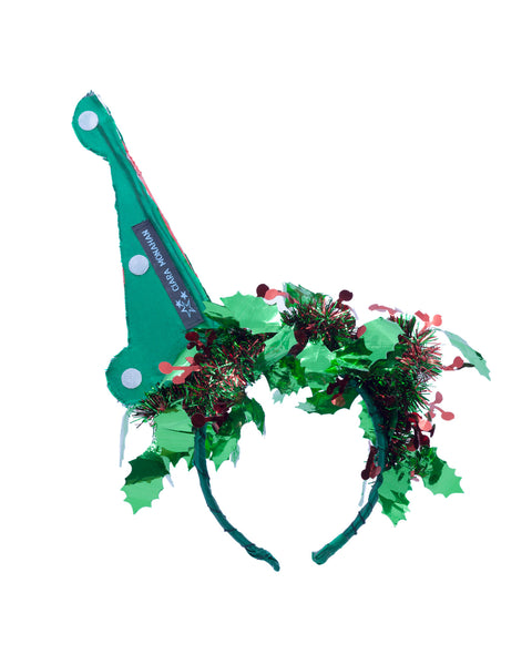 Fold-Away Santa Hat Headpiece (closed) - Ciara Monahan