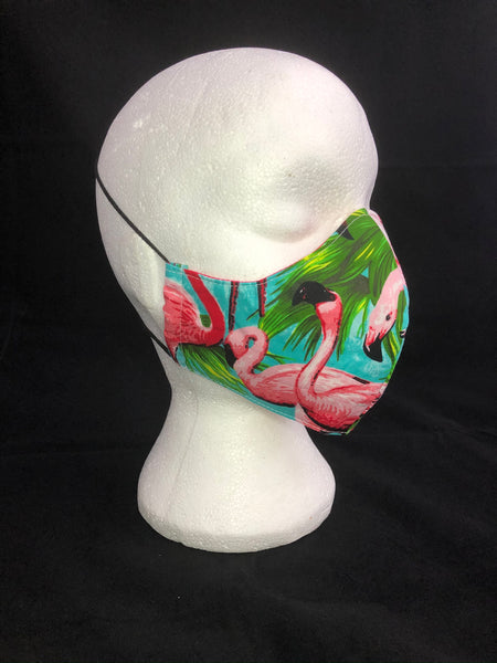 Flamingo Face Mask