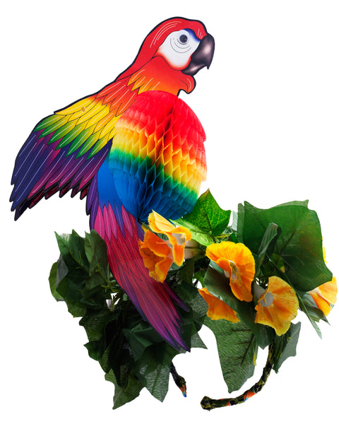 Tropical Rainbow Festival Parrot Headpiece - Ciara Monahan
