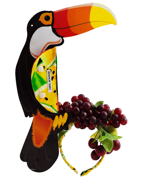 Fruity Toucan Headpiece Carmen Miranda Style - Ciara Monahan